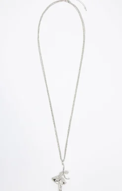 Toscane Boutique Accessoires|Sautoir ballerine multichaines ARGENT