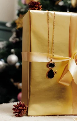 Toscane Boutique Accessoires|Sautoir chat avec noeud DORE