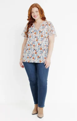 Toscane Boutique Tee-shirts|Tee-shirt à imprimé floral TOMETTE