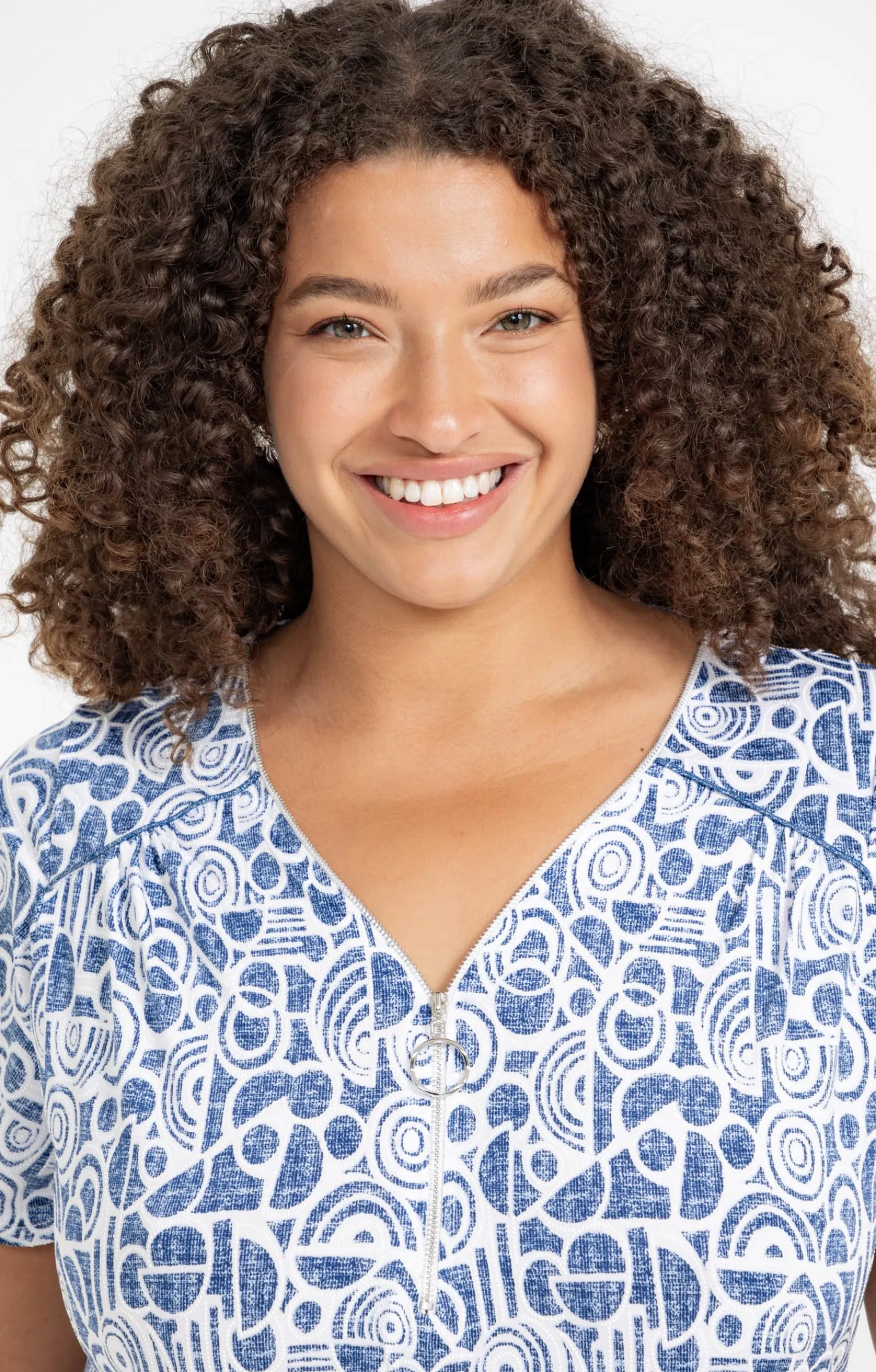 Toscane Boutique Tee-shirts|Tee-shirt bicolore BLEU