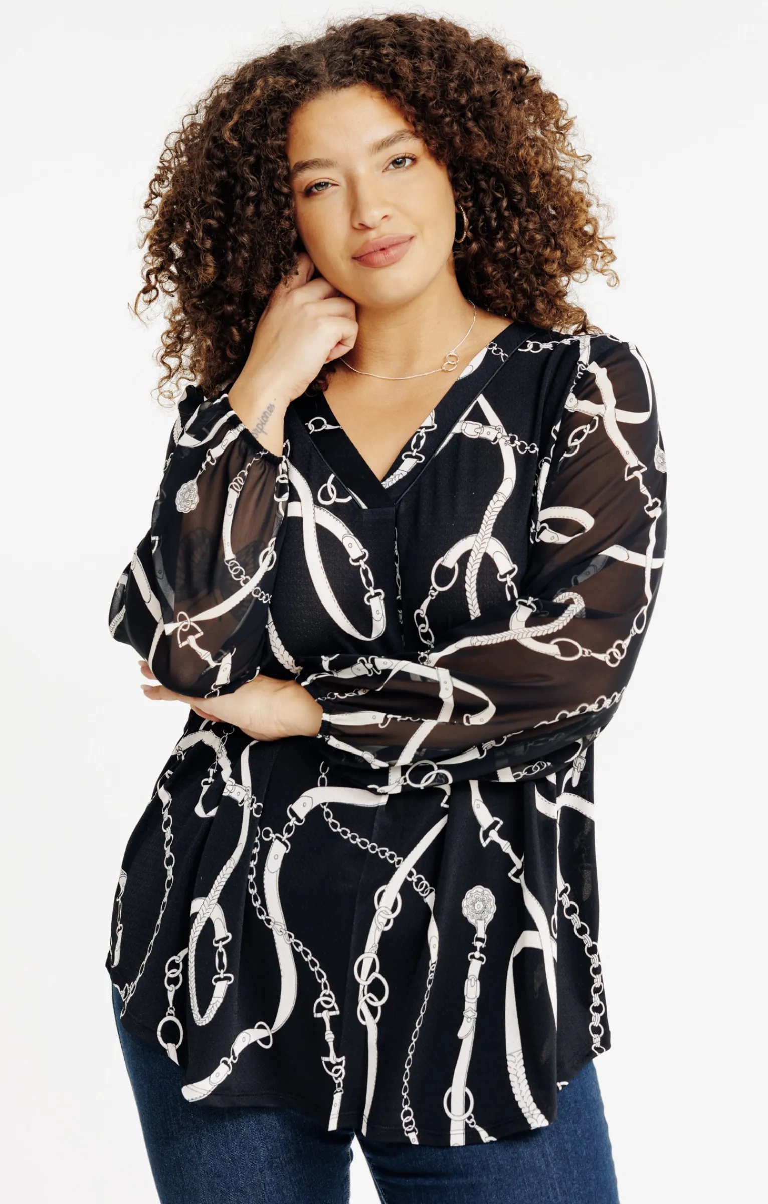 Toscane Boutique Tee-shirts|Tee-shirt bi-matière NOIR