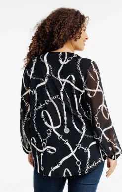 Toscane Boutique Tee-shirts|Tee-shirt bi-matière NOIR