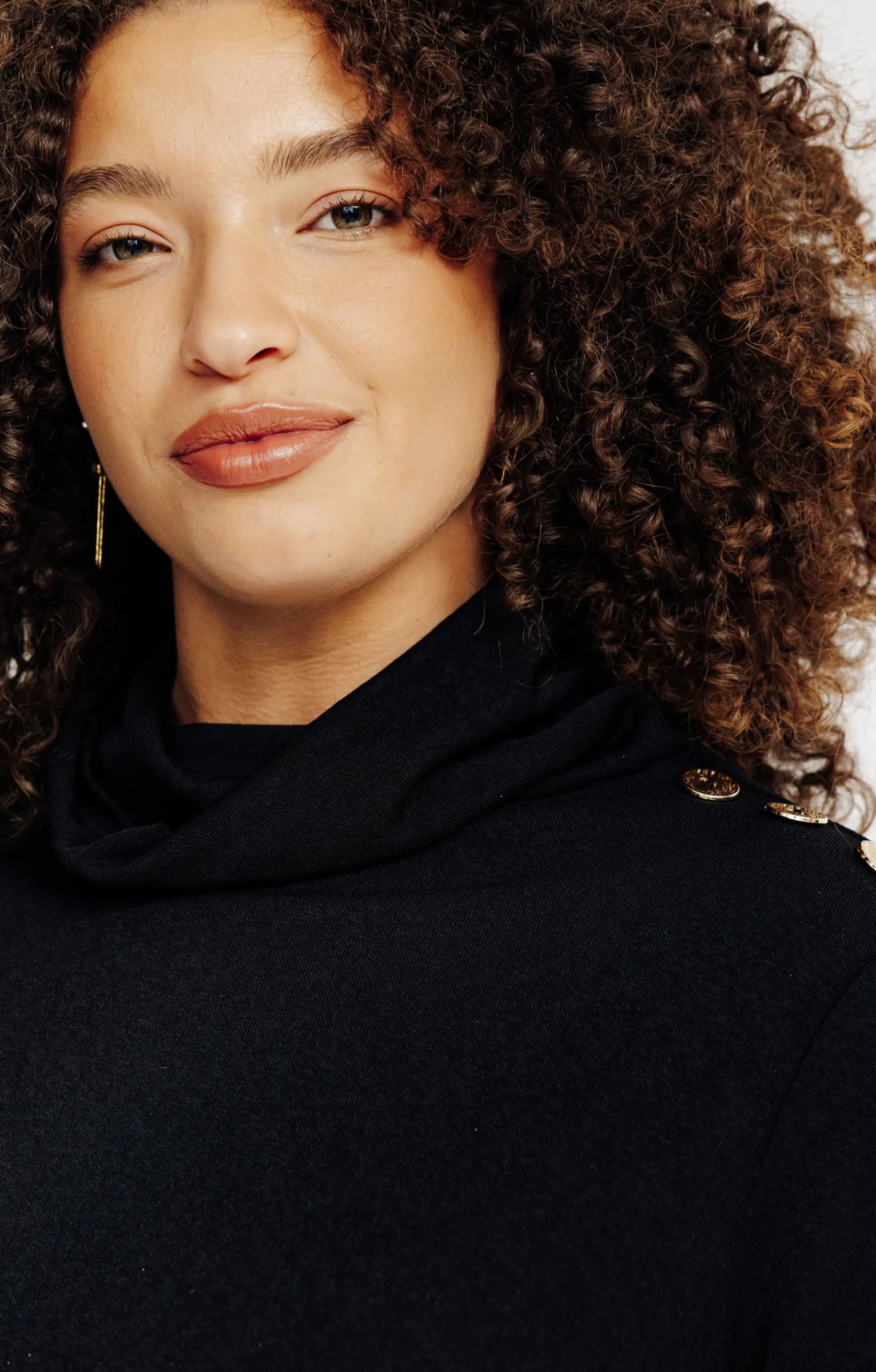 Toscane Boutique Tee-shirts|Tee-shirt col roulé NOIR