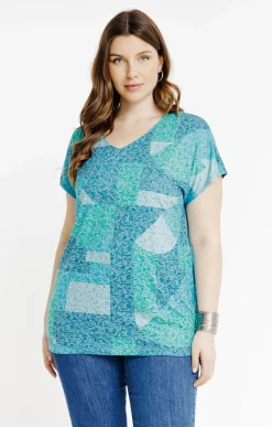 Toscane Boutique Tee-shirts|Tee-shirt imprimé ÉMERAUDE