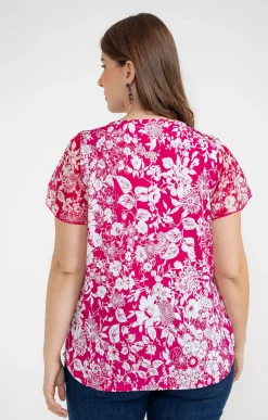 Toscane Boutique Tee-shirts|Tee-shirt imprimé CLEMATITE