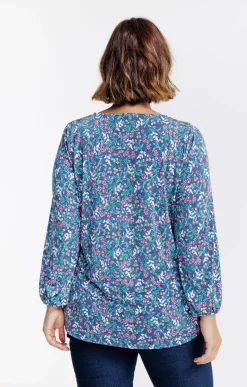 Toscane Boutique Tee-shirts|Tee-shirt imprimé BLEU