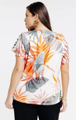 Toscane Boutique Tee-shirts|Tee-shirt imprimé ROUGE