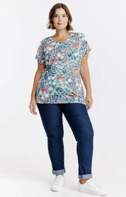 Toscane Boutique Tee-shirts|Tee-shirt imprimé chats KAKI CLAIR