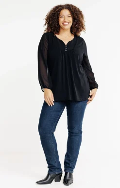 Toscane Boutique Tee-shirts|Tee-shirt uni NOIR