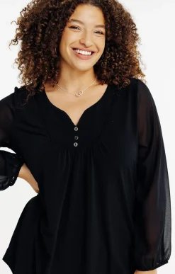 Toscane Boutique Tee-shirts|Tee-shirt uni NOIR