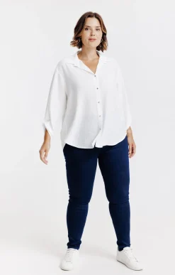 Toscane Boutique Pantalons|Tregging denim BLEU