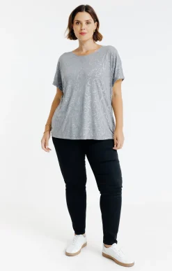 Toscane Boutique Pantalons|Tregging matière superstretch NOIR