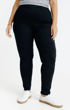 Toscane Boutique Pantalons|Tregging matière superstretch NOIR