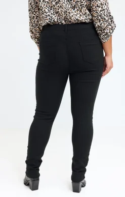 Toscane Boutique Pantalons|Tregging uni polaire NOIR