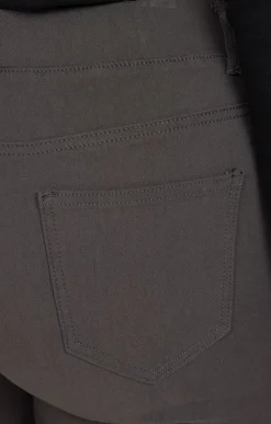 Toscane Boutique Pantalons|Tregging uni stretch GRIS MOYEN