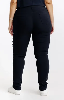 Toscane Boutique Pantalons|Tregging uni stretch NOIR