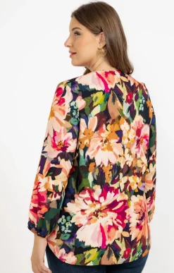 Toscane Boutique Chemisiers & Tuniques|Tunique imprimée MULTICOLORE