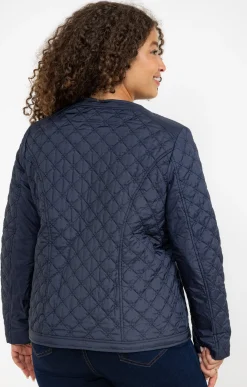 Toscane Boutique Parkas & Impers|Veste courte matelassée MARINE