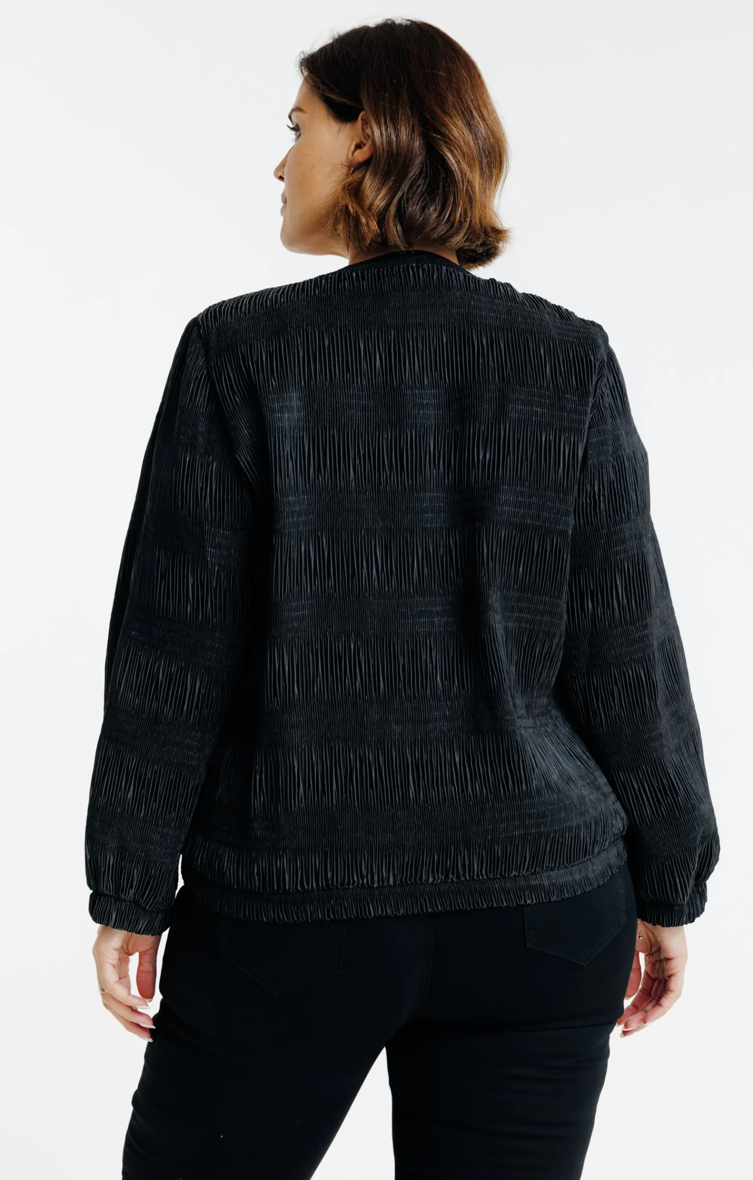 Toscane Boutique Vestes|Veste en matière fantaisie NOIR